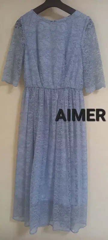 새상품급 [ AIMER anche ] 전체 레이스 드레스/결혼식 파티