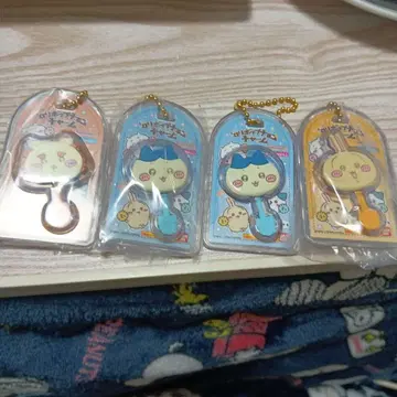 고양이 캐릭터 키링 4개 세트