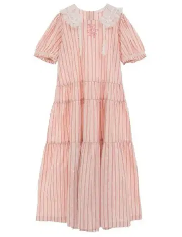 핑크하우스 오리지널 멀티 스트라이프 원피스