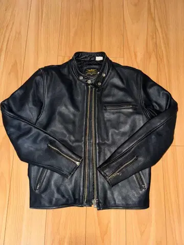 [ 레어 ] HUMAN BEING 천연 가죽 라이더 자켓 소가죽