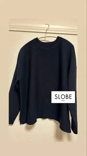 즉시 결제 OK SLOBEIENA 코튼 더블 페이스 니트 풀오버