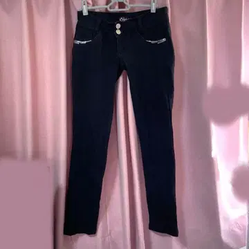 y2k 헤이세이 갸루 로우라이즈 스키니 팬츠