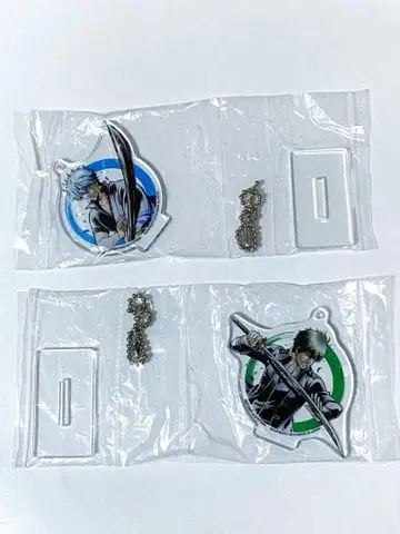 은혼 1번 카페 미니 아크릴 스탠드 긴토키 히지카타 2개 세트