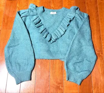 jouetie 프릴 V넥 니트 사이즈 M