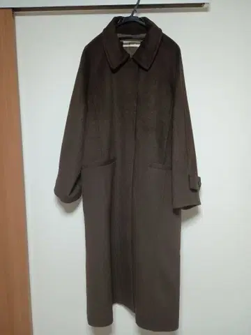 anuke 브라운 롱 코트