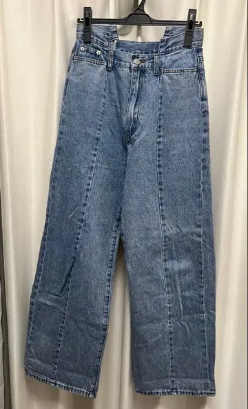 새상품급 KBF 스트레이트 하이웨스트 데님 38