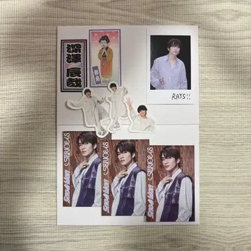 SnowMan 후카사와 타츠야 씰.스티커.카드