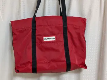 HUNTER 헌터 토트백 레드