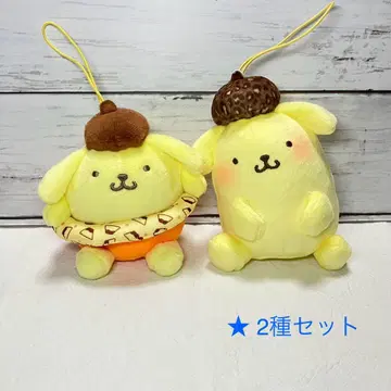 폼폼푸딩 튜브 플로트 레오파드 무늬 앉은 빅 마스코트