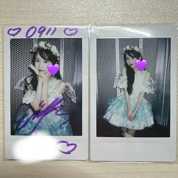 iLiFE! 순령 미키 와카바노아 생탄제 사인 있음 사인 없음 폴라로이드