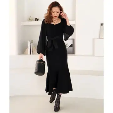 ROYAL PARTY 로얄 파티 시어 슬리브 머메이드 원피스