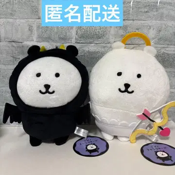 나가노 캐릭터 천사 & 악마 봉제 인형 2개 세트