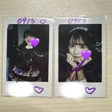 iLiFE! 순령미키 iLiVE 문학 의상 사인 포함 폴라로이드