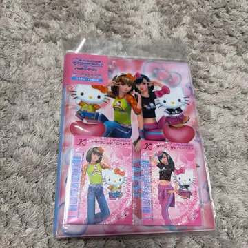 미개봉 새상품 카드 파일 헬로키티 오샤레마녀 러브앤베리