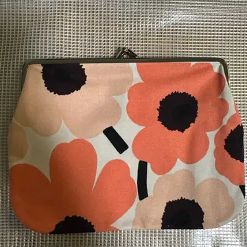 꽃무늬 가마구치 파우치