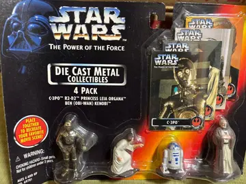 스타워즈 다이캐스트 메탈 피규어 4체 세트