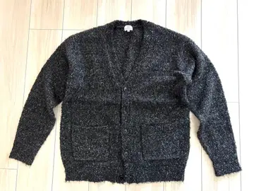 BEAMS HEART 블랙 니트 가디건 M 사이즈