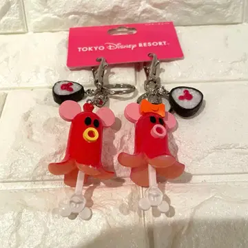 디즈니 리조트 페어 키체인 미키 미니 타코산 비엔나 오니기리