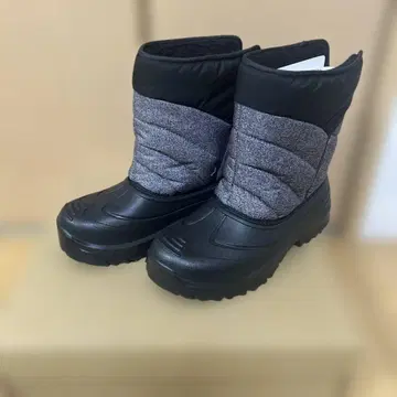 윈터 부츠 방수 스노우 부츠 블랙과 그레이 25.0-25.5 올겨울에!!