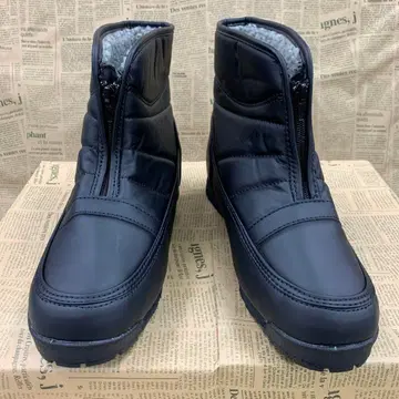 새상품 남성용 L 사이즈 인조 가죽 보아 안감 숏부츠 블랙 1390