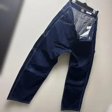 백넘버 와시 데님 페인터 남성용 다크 네이비 XL 사이즈