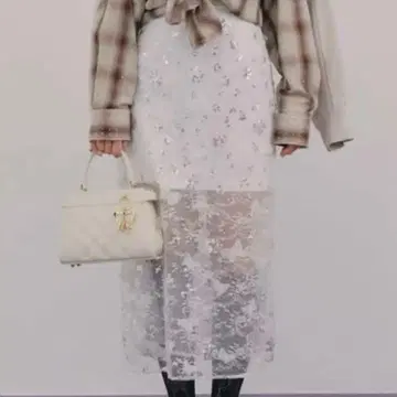 [ LILY BROWN x ANNA SUI ] 버터플라이 스커트