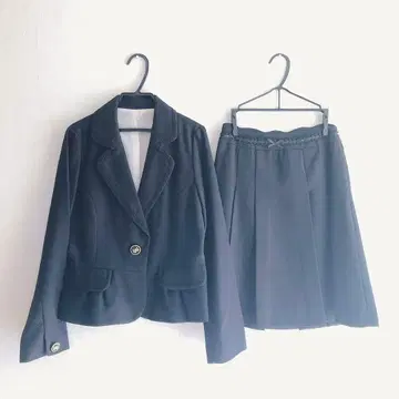 [ 셋업 ] 프라임 패턴 자켓 스커트 수트, 졸업식이나 입학식에도