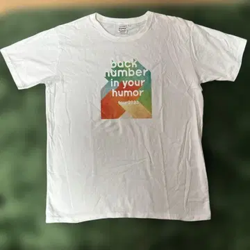 backnumber in your humor tour 2023 티셔츠