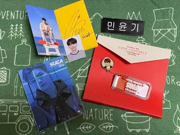 BTS SUGA 브로치 기타 세트