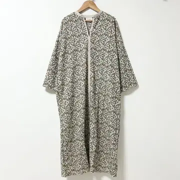 새상품급 유니 yuni 꽃무늬 자수 원피스 롱 원피스