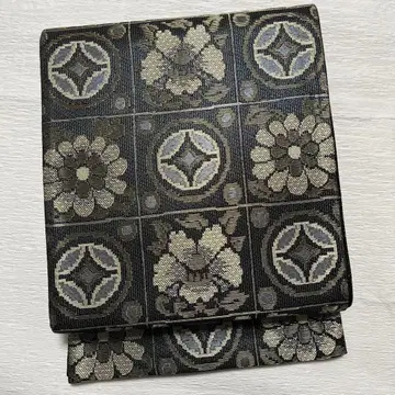 칠보 순수 실크 후쿠로 오비