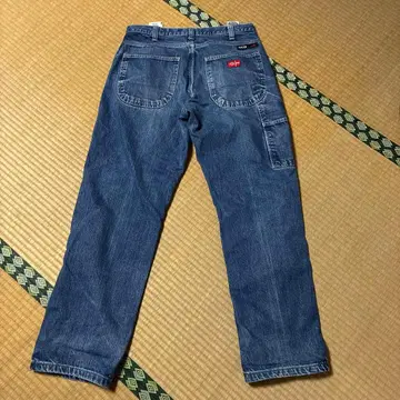 Dickies 데님 팬츠 34x30 인디고 블루