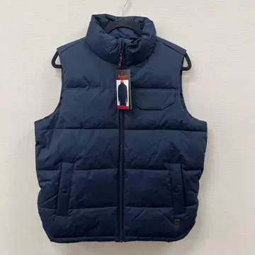 택 포함 남성용 충전솜 베스트 US/M 네이비 아웃도어 방한 4