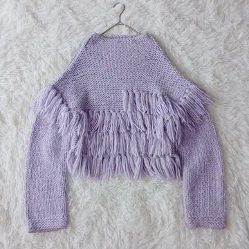 AMERI vintage 아메리빈티지 태슬 니트 큼직한