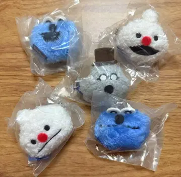 4 퍼펫 순순 앞머리 클립 가챠가챠 5종 세트