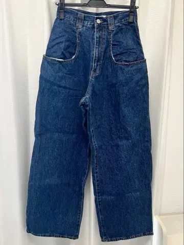 새상품급 KBF 스트레이트 와이드 데님 36