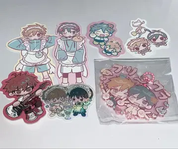 가베지 타임 키 산호 박병찬 키링 스티커 세트