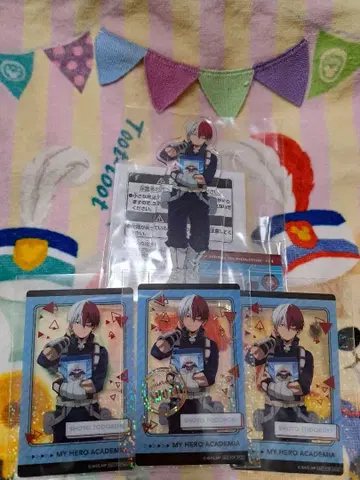 히로아카 남코 한정판 스탠드 포함 빅 아크릴 플레이트 특전 토도로키 쇼토