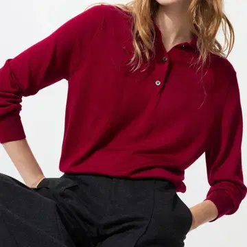 UNIQLO 메리노 폴로 스웨터