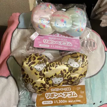 헬로키티 리본 머리끈 세트 2개