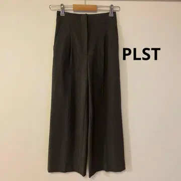 PLST 플라스테 웜 리저브 턱 와이드 팬츠