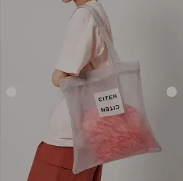 CITEN 메쉬 토트백