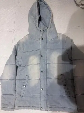 데님 다운 자켓