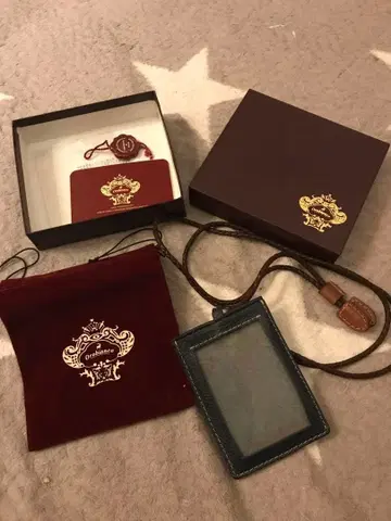 Orobianco 네이비 패스 케이스