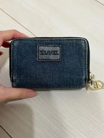DIAVEL 데님 스터드 코인 케이스