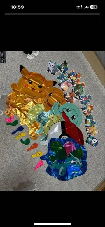 포켓몬 가랜드 생일 새상품 풍선