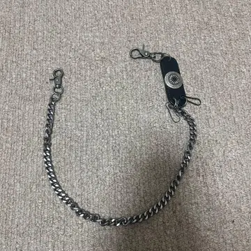 지갑 체인 금속 가죽 48cm 구제 의류