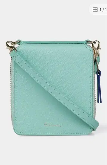 폴스미스 숄더 지갑 접이식 지갑 민트 골드 레몬