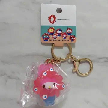 마이멜로디 산리오 미야쿠미야쿠 클리어 컬러 마스코트 키링