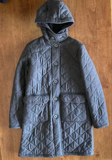 [ 새상품급 ] 매킨토시 울 퀼팅 보아 코트 그레이